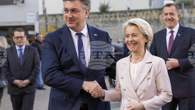 Хърватският премиер подчерта необходимостта от увеличаване на капацитета на терминал за втечнен природен газ в разговор с Фон дер Лайен 