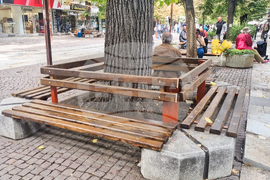 Търговище - ремонт на пейки - център