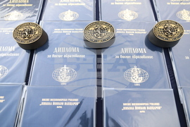 ВМА - присвояване на първо офицерско звание - церемония