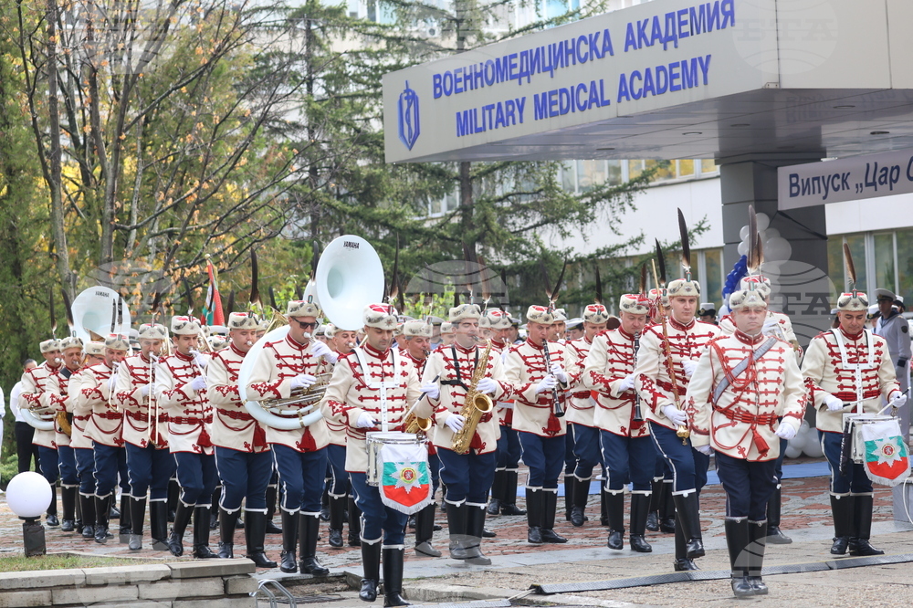 ВМА - присвояване на първо офицерско звание - церемония