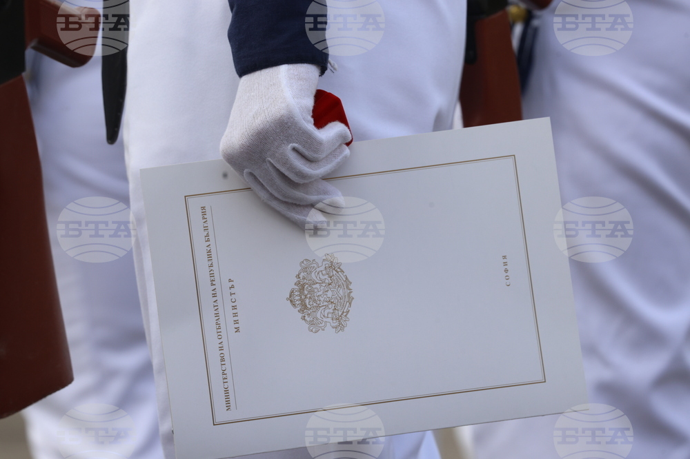 ВМА - присвояване на първо офицерско звание - церемония