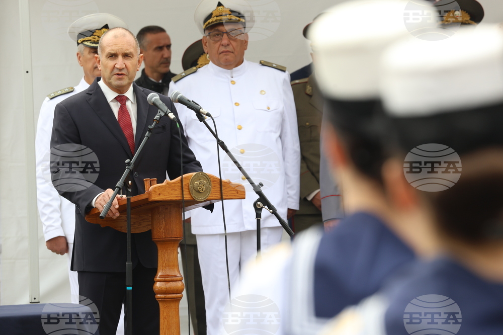 ВМА - присвояване на първо офицерско звание - церемония