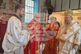 Село Райнино - Русенски митрополит Наум - света литургия