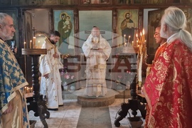 Село Райнино - Русенски митрополит Наум - света литургия