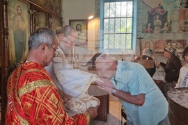 Село Райнино - Русенски митрополит Наум - света литургия