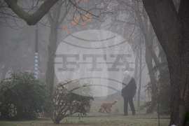 Благоевград - гъста мъгла