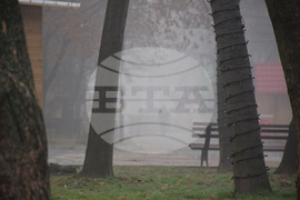 Благоевград - гъста мъгла