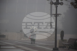 Благоевград - гъста мъгла