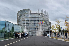 Франция - Страсбург - изглед - Европейският парламент