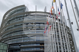 Франция - Страсбург - изглед - Европейският парламент