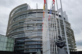 Франция - Страсбург - изглед - Европейският парламент