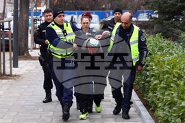 НС - протестиращ - задържане