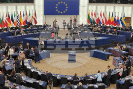 Франция - Страсбург - изглед - Европейският парламент - Пленарна зала