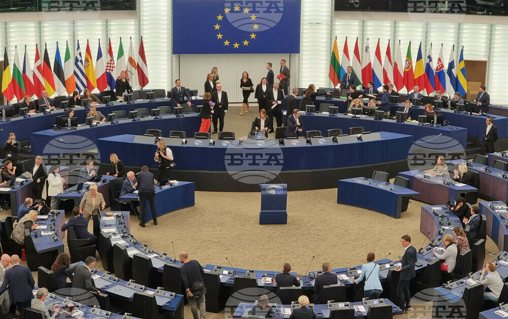 Франция - Страсбург - изглед - Европейският парламент - Пленарна зала