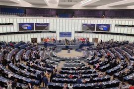 Франция - Страсбург - изглед - Европейският парламент - Пленарна зала