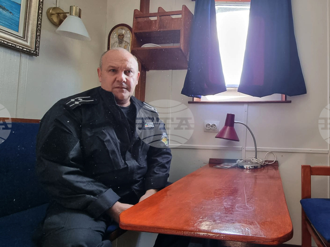 Mediterranean Sea - Sv Sv Kiril i Metodii Research Vessel - Antarctica - Day 9 - Navy Captain Hristo Hristov