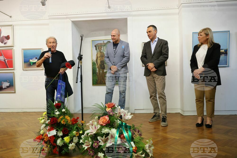 Бургас - Йордан Маринов - юбилей - изложба - живопис