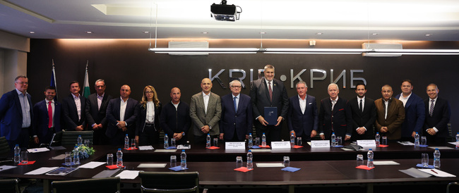 КРИБ и Българската федерация по волейбол подписаха меморандум за сътрудничество и партньорство