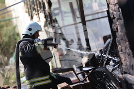 Благоевград - оранжерия - пожар