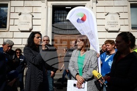 Федерация на транспортните работници „Подкрепа“ - протест