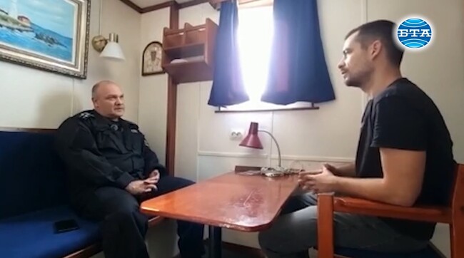 "Ours Is an Exceedingly Universal Profession", Navy Captain Hristov Tells BTA on Board NAVAL RSV 421