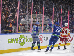 Flames Canucks Hockey