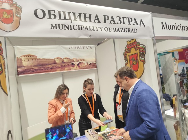 Община Разград със самостоятелен щанд на Международното изложение „Културен туризъм“ във Велико Търново 