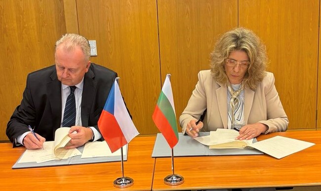 Чешкото ведомство за индустриална собственост и Патентното ведомство на България подписаха Меморандум за разбирателство