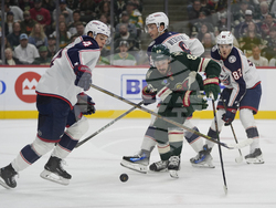 Blue Jackets Wild Hockey