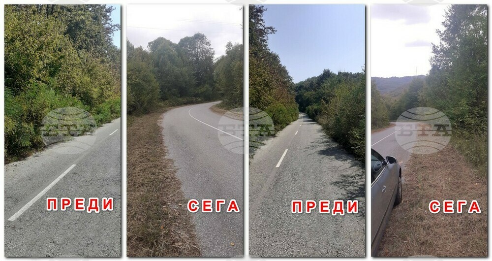 Община Сливен: Почистена е растителността край пътя от Раково до границата с община Котел