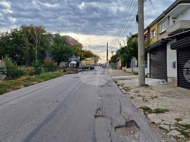 Разград - улица - ремонт 