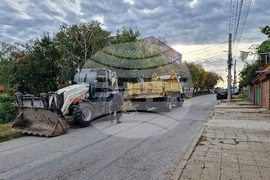 Разград - улица - ремонт