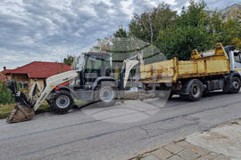 Разград - улица - ремонт