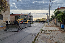 Разград - улица - ремонт