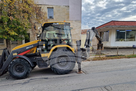 Разград - улица - ремонт