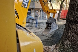 Бургас - улица - ремонт