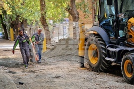 Бургас - улица - ремонт