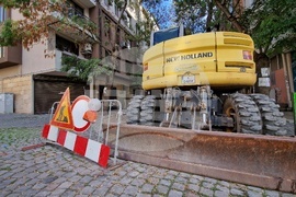 Бургас - улица - ремонт