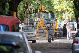 Бургас - улица - ремонт