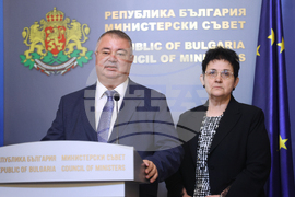 Министерски съвет - НСТС - брифинг