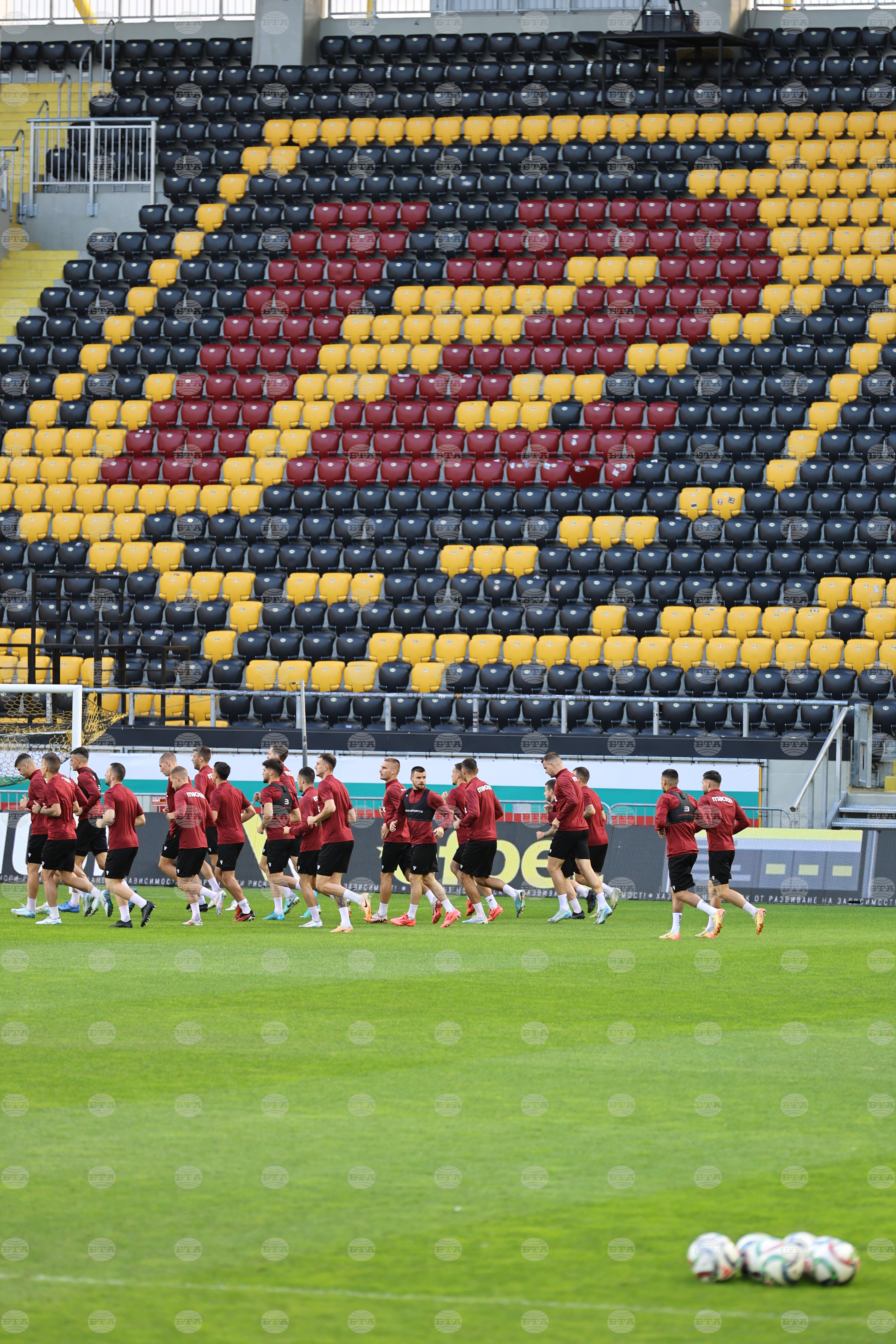 Пловдив - футбол - тренировка - Национален отбор
