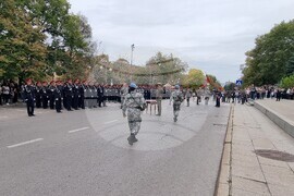 Шумен - военна клетва - заместник-министър Радостин Илиев
