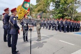 Шумен - военна клетва - заместник-министър Радостин Илиев