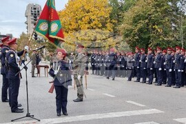 Шумен - военна клетва - заместник-министър Радостин Илиев