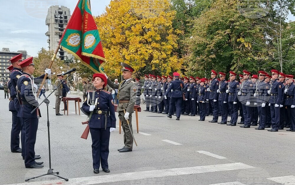 Шумен - военна клетва - заместник-министър Радостин Илиев