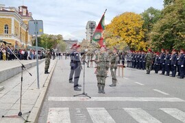 Шумен - военна клетва - заместник-министър Радостин Илиев