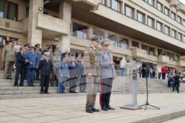 Шумен - военна клетва - заместник-министър Радостин Илиев