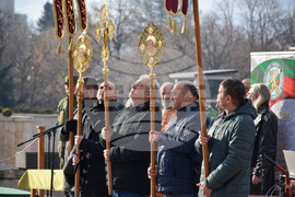 Благоевград - освещаване на бойни знамена