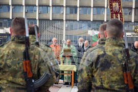 Благоевград - освещаване на бойни знамена