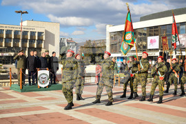 Благоевград - освещаване на бойни знамена